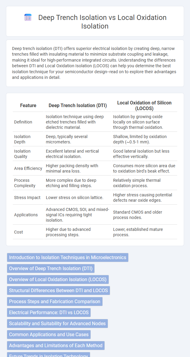 Deep Trench Isolation vs Local Oxidation Isolation in Solid-State Electronics - What is The Difference?
