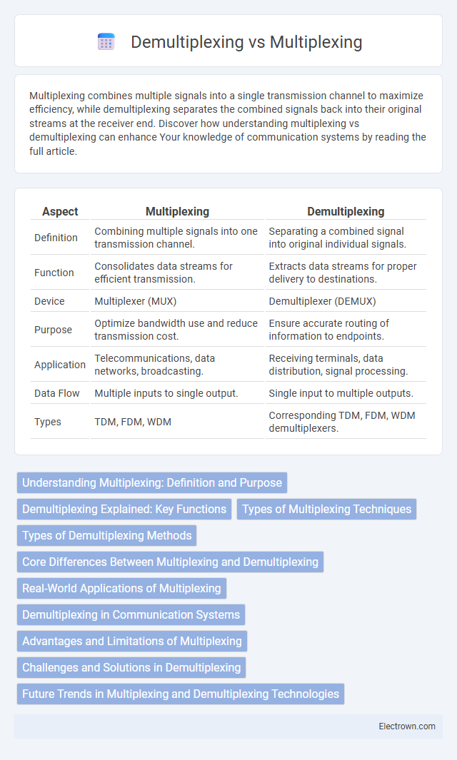 Demultiplexing vs Multiplexing in Digital Electronics - What is The Difference?