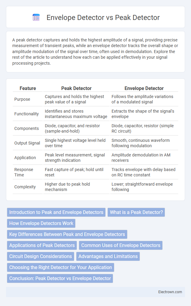 Envelope Detector vs Peak Detector in Communication Electronics - What is The Difference?