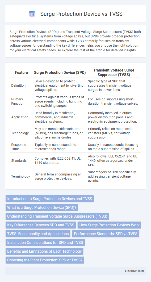 Surge Protection Device vs TVSS in Industrial Electronics - What is The Difference?