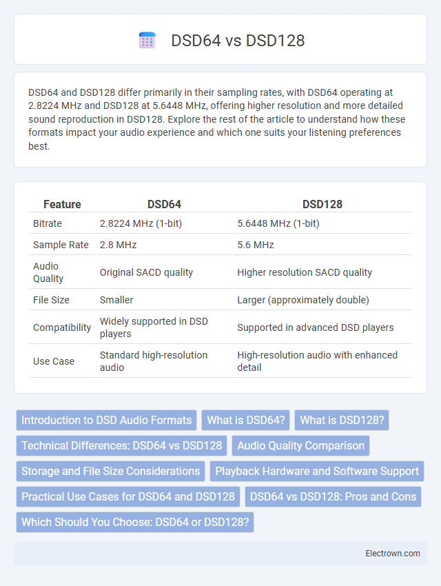 DSD64 vs DSD128 in Audio Electronics - What is The Difference?