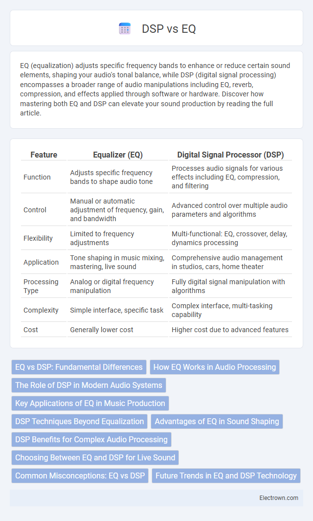 DSP vs EQ in Audio Electronics - What is The Difference?