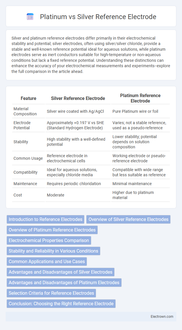 Platinum vs Silver Reference Electrode in Biomedical Electronics - What is The Difference?
