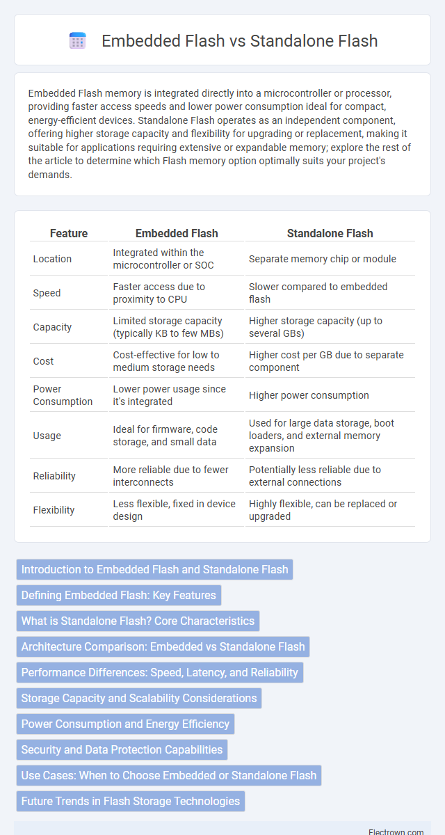 Embedded Flash vs Standalone Flash in Microelectronics - What is The Difference?