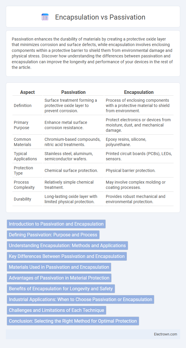Encapsulation vs Passivation in Solid-State Electronics - What is The Difference?