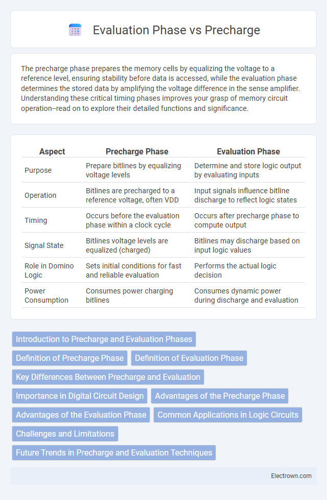 Evaluation Phase vs Precharge in Digital Electronics - What is The Difference?