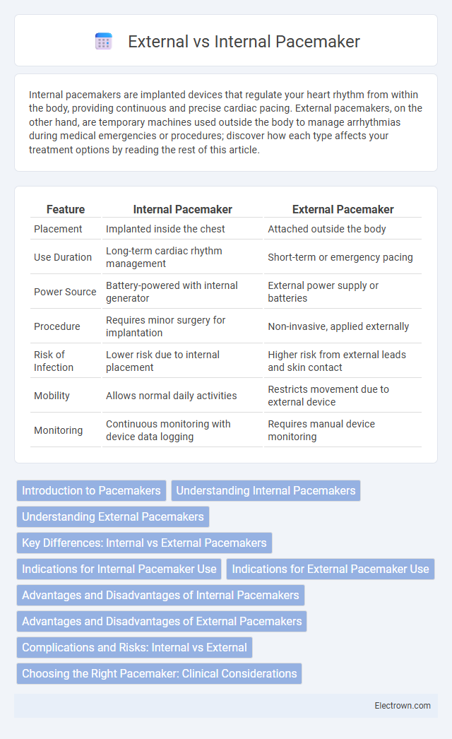 External vs Internal Pacemaker in Biomedical Electronics - What is The Difference?