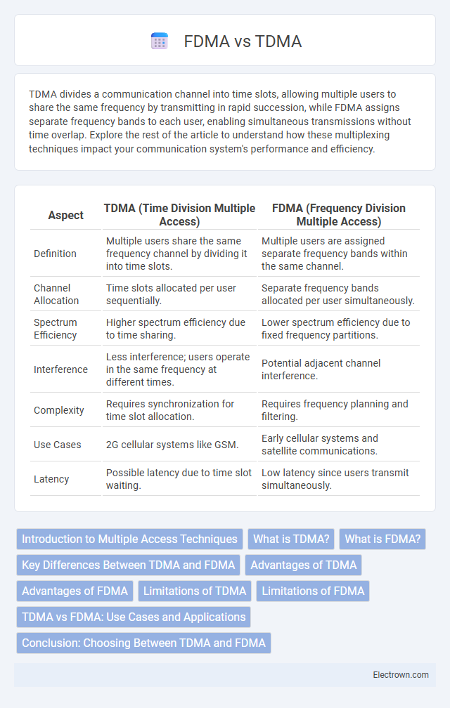 FDMA vs TDMA in Communication Electronics - What is The Difference?