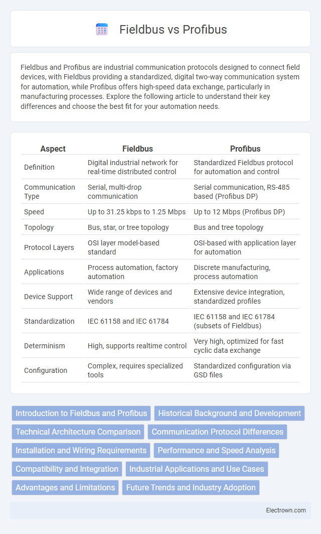 Fieldbus vs Profibus in Industrial Electronics - What is The Difference?