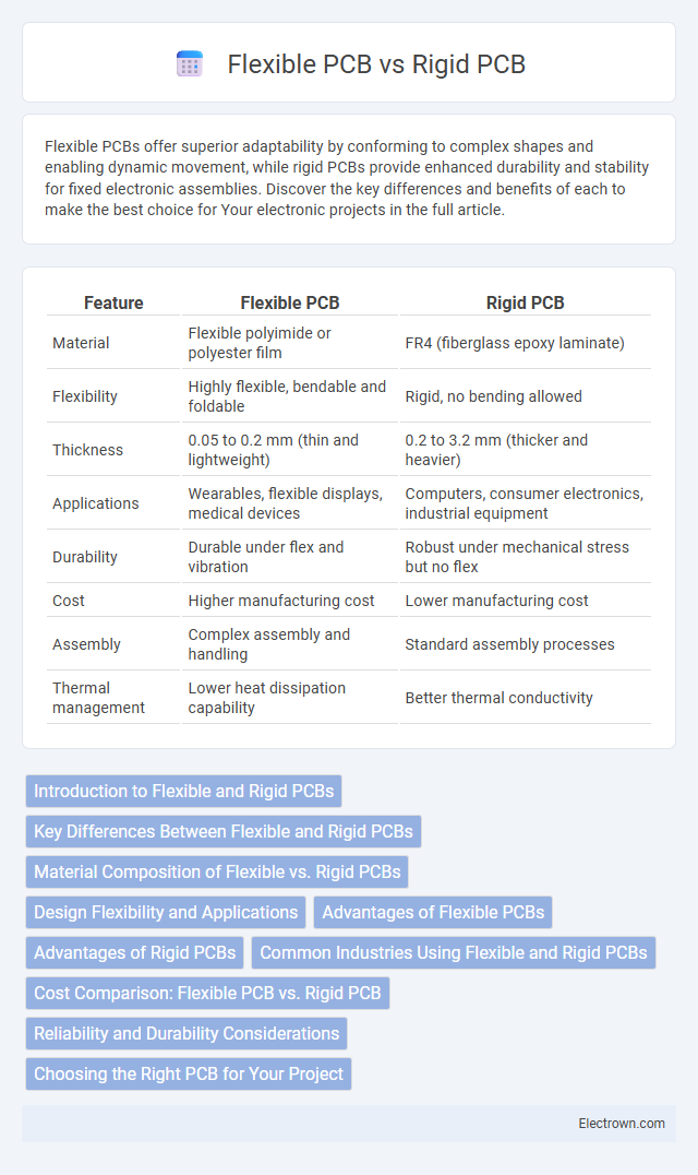 Flexible PCB vs Rigid PCB in Electronic Materials - What is The Difference?