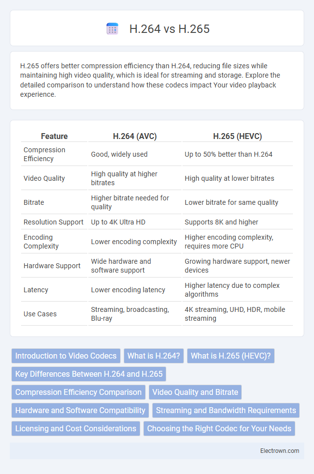 H.264 vs H.265 in Consumer Electronics - What is The Difference?