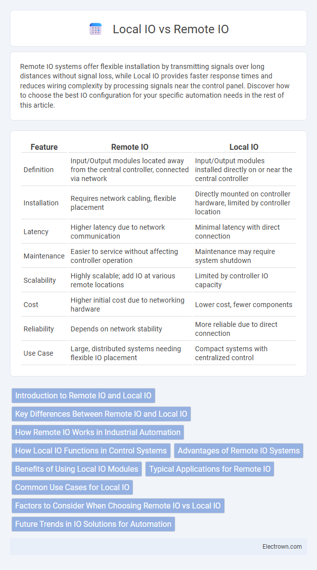 Local IO vs Remote IO in Industrial Electronics - What is The Difference?
