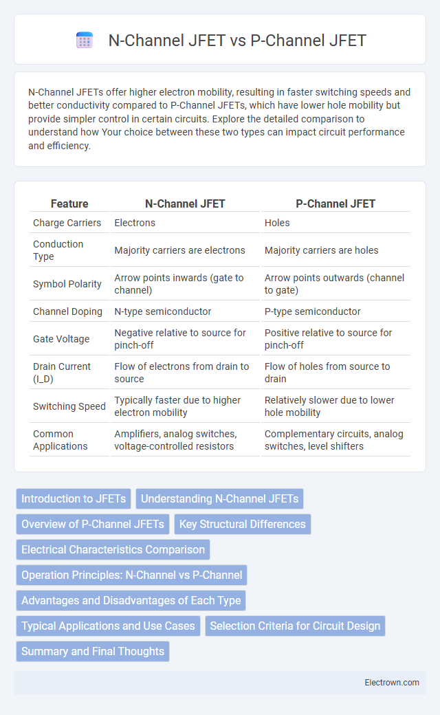 N-Channel JFET vs P-Channel JFET in Semiconductor Devices - What is The Difference?