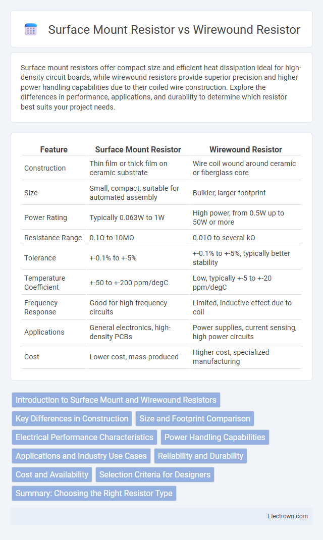 Surface Mount Resistor vs Wirewound Resistor in Circuit Design - What is The Difference?
