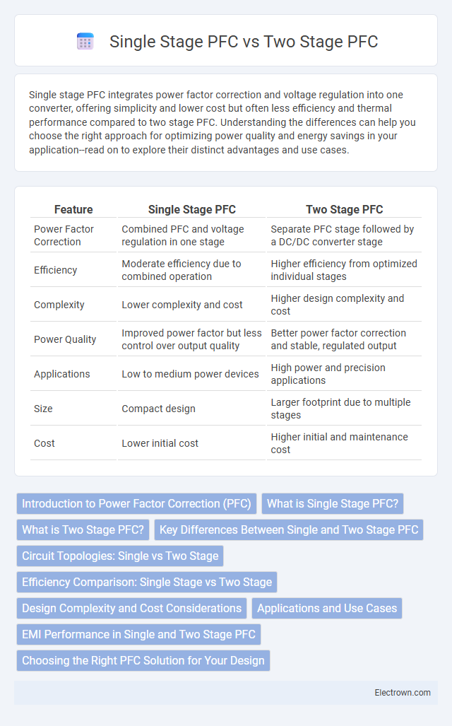 Single Stage PFC vs Two Stage PFC in Power Electronics - What is The Difference?