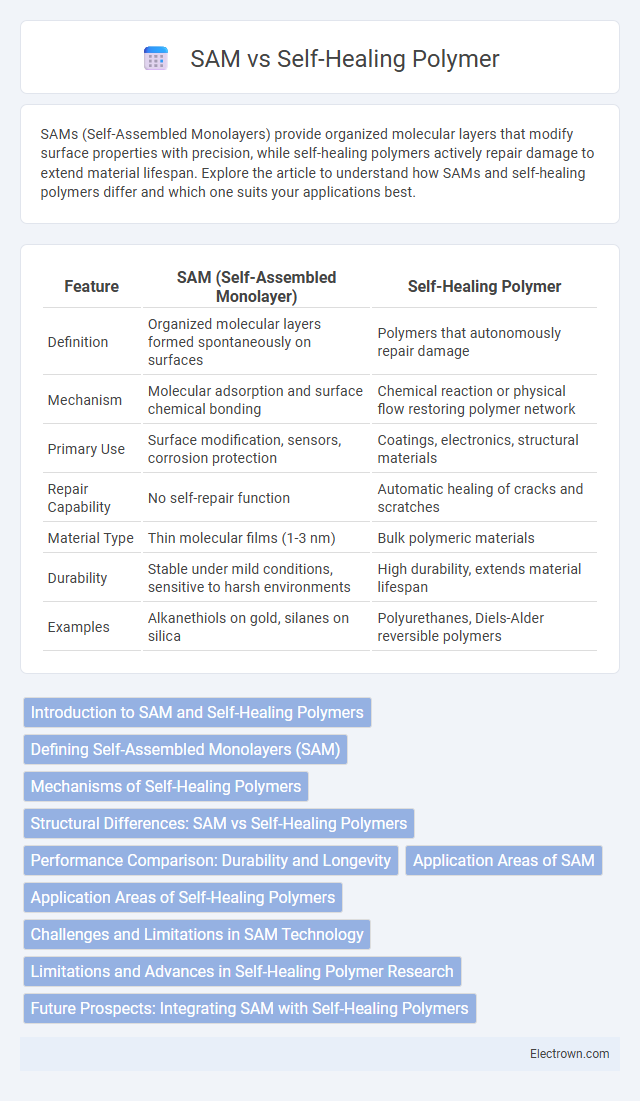 SAM vs Self-Healing Polymer in Electronic Materials - What is The Difference?