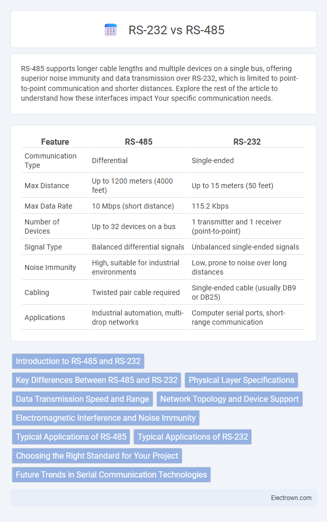 RS-232 vs RS-485 in Communication Electronics - What is The Difference?