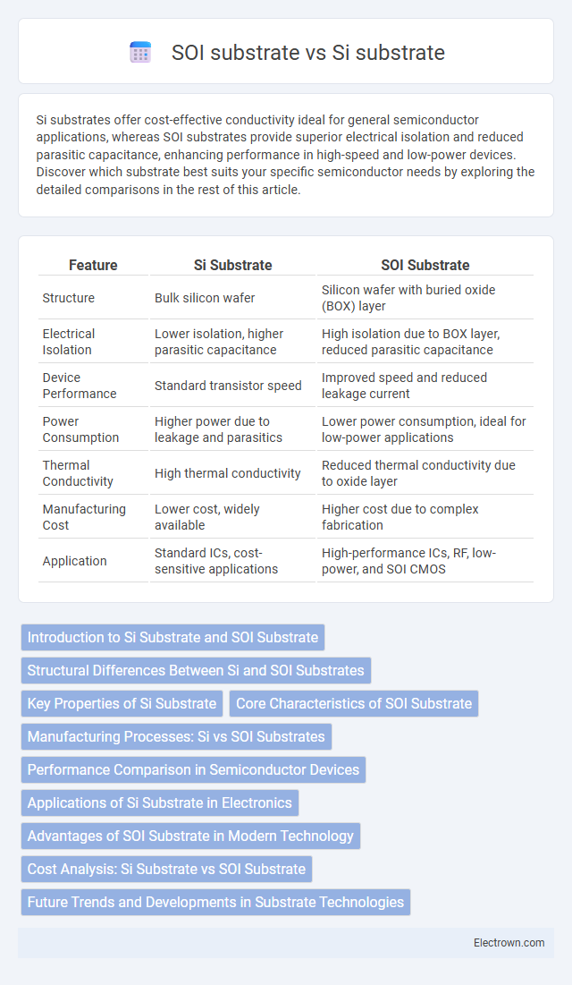 SOI substrate vs Si substrate in Electronic Materials - What is The Difference?