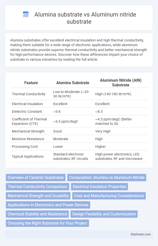 Alumina substrate vs Aluminum nitride substrate in Electronic Materials - What is The Difference?