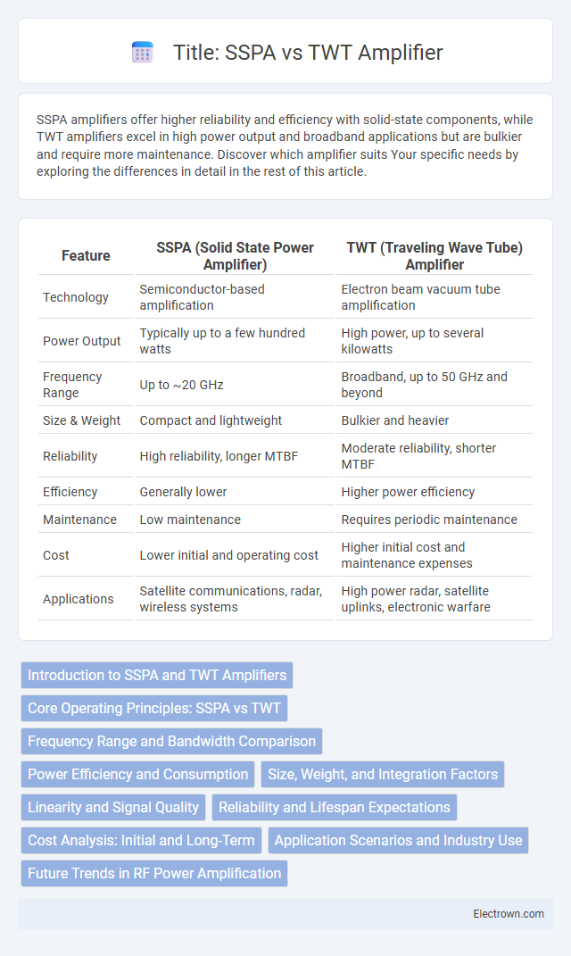 Title: SSPA vs TWT Amplifier in Radio-Frequency (RF) Electronics - What is The Difference?