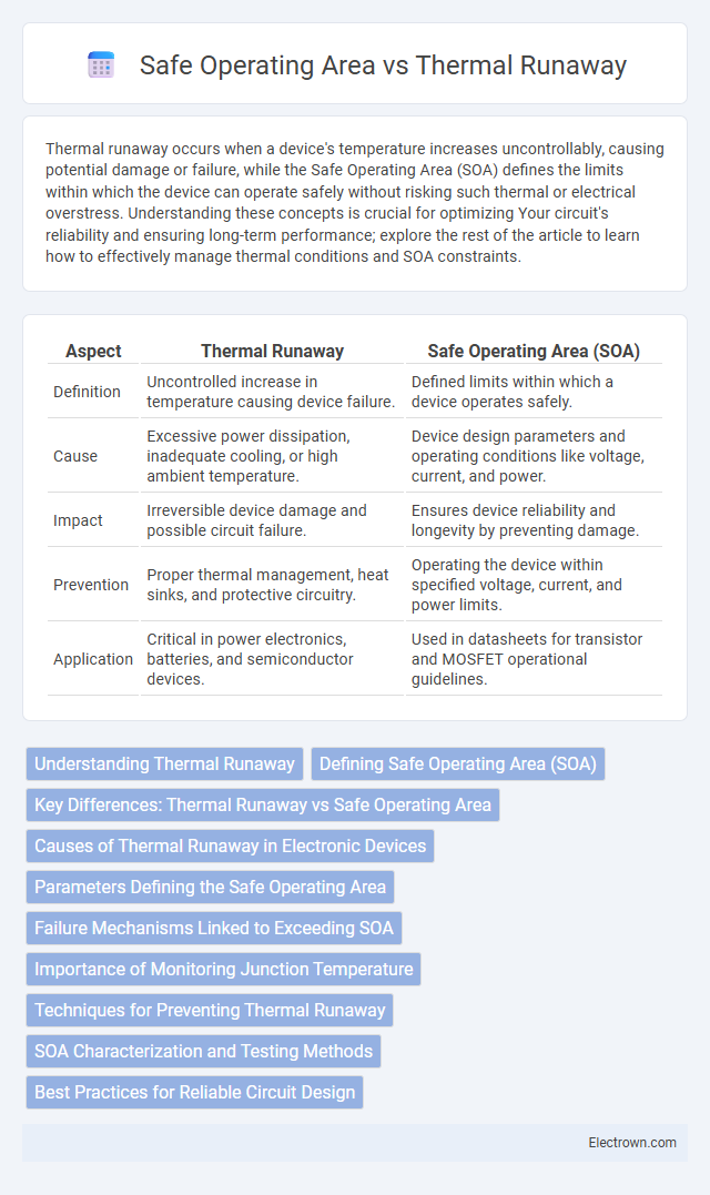 Safe Operating Area vs Thermal Runaway in Solid-State Electronics - What is The Difference?