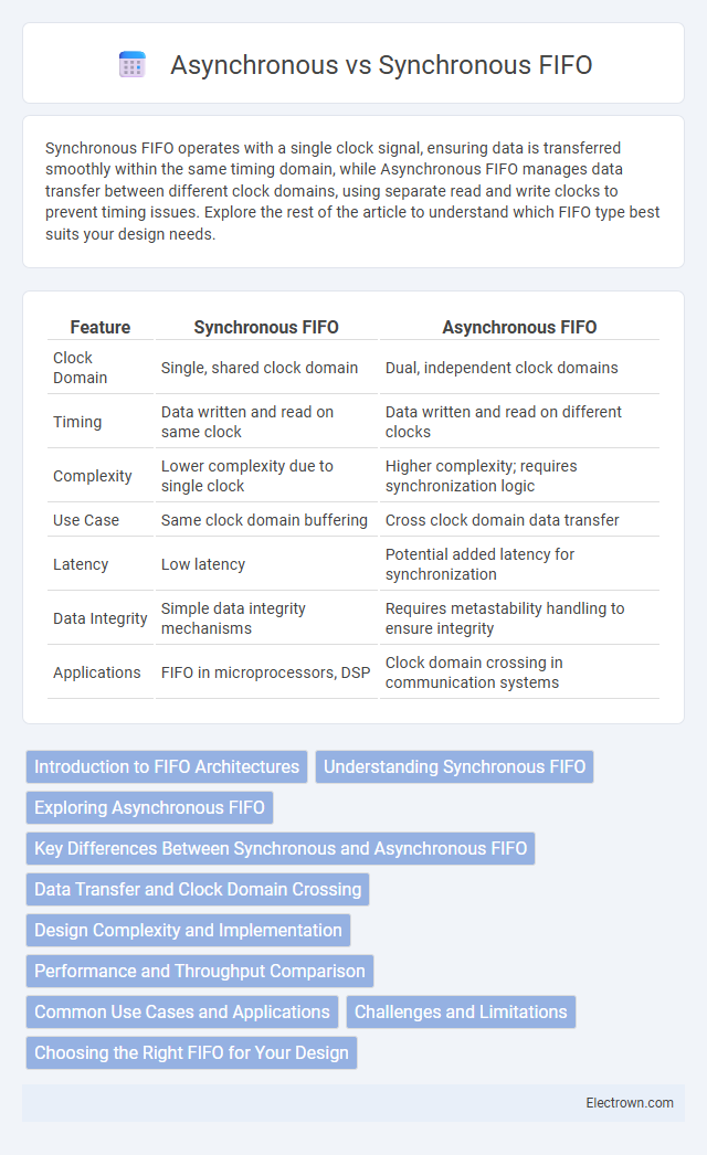 Asynchronous vs Synchronous FIFO in Microelectronics - What is The Difference?