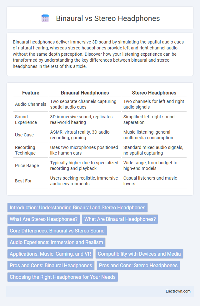 Binaural vs Stereo Headphones in Consumer Electronics - What is The Difference?