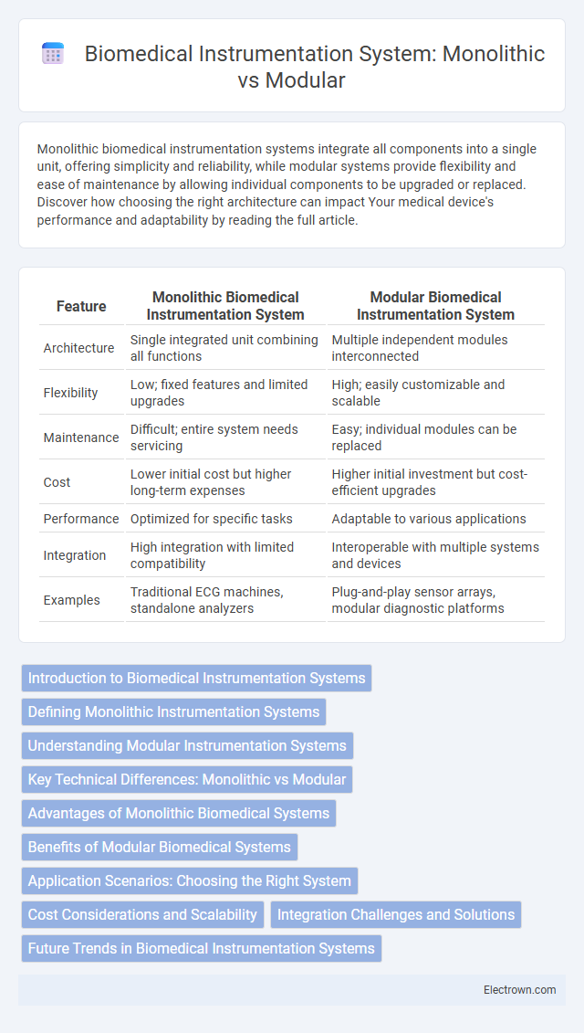 Biomedical Instrumentation System: Monolithic vs Modular in Biomedical Electronics - What is The Difference?