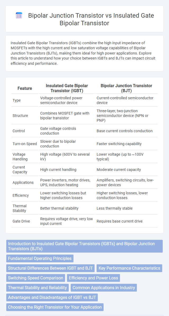Bipolar Junction Transistor vs Insulated Gate Bipolar Transistor in Industrial Electronics - What is The Difference?