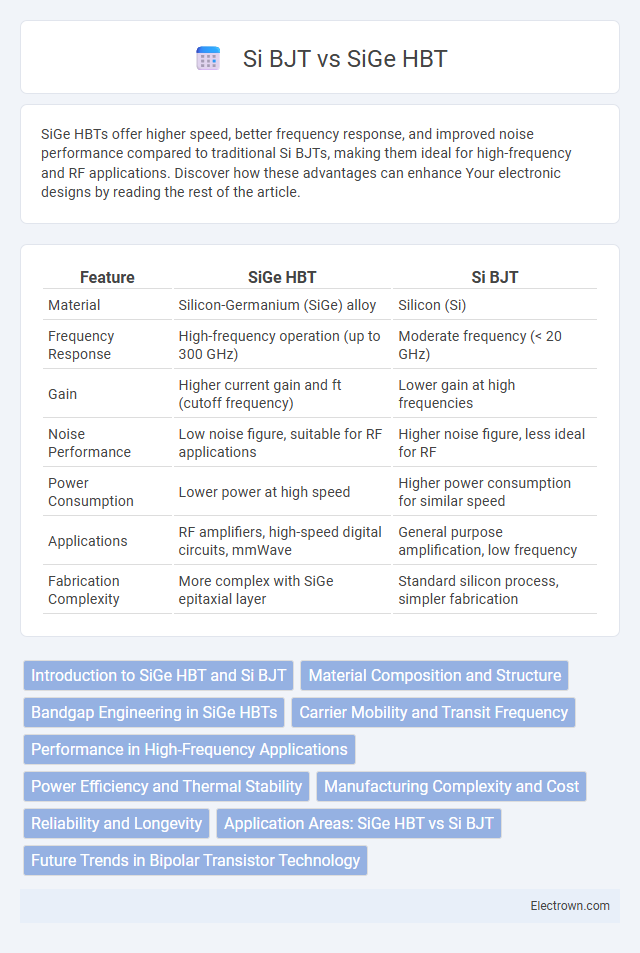 Si BJT vs SiGe HBT in Semiconductor Devices - What is The Difference?
