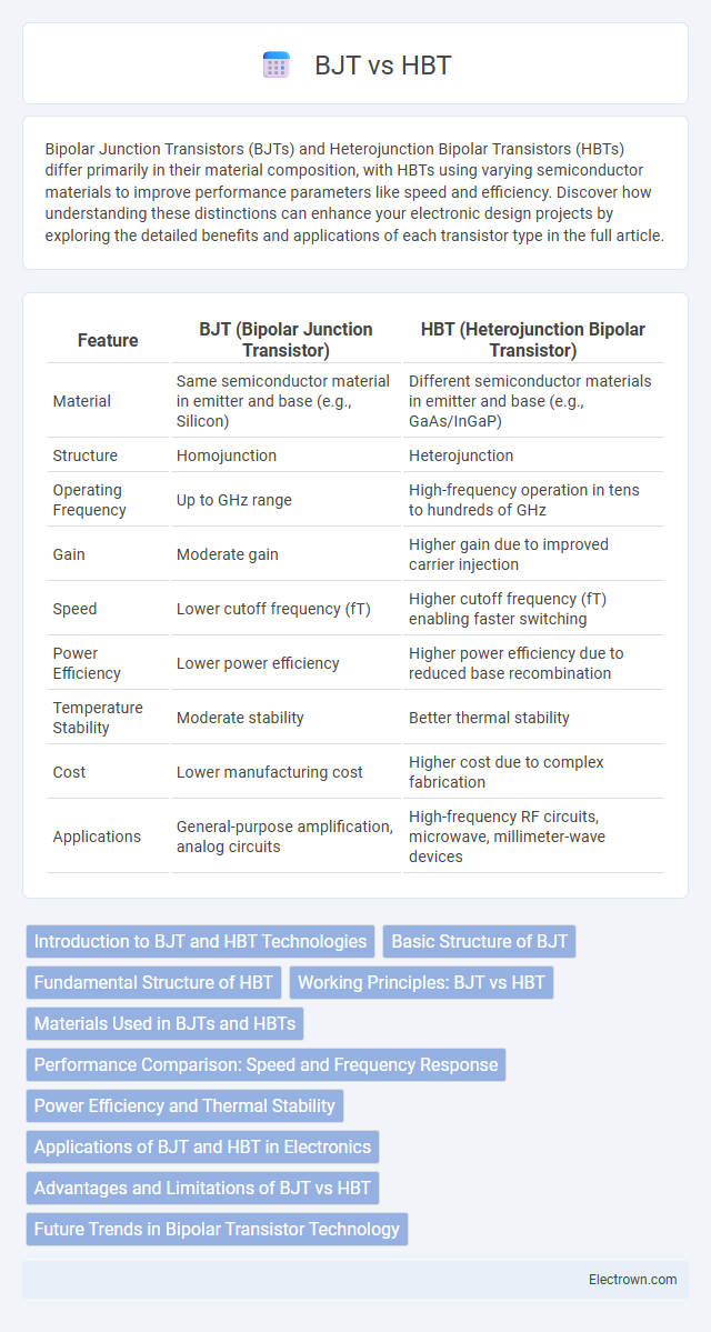 BJT vs HBT in Solid-State Electronics - What is The Difference?