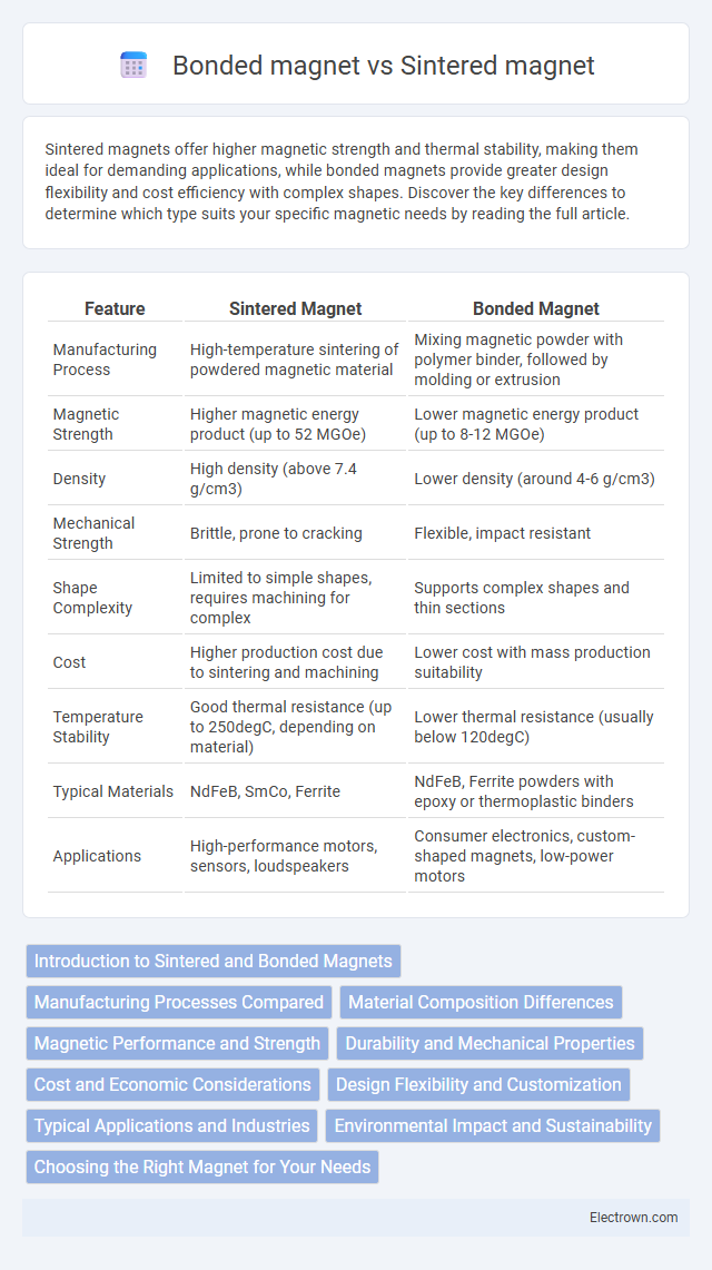 Bonded magnet vs Sintered magnet in Electronic Materials - What is The Difference?