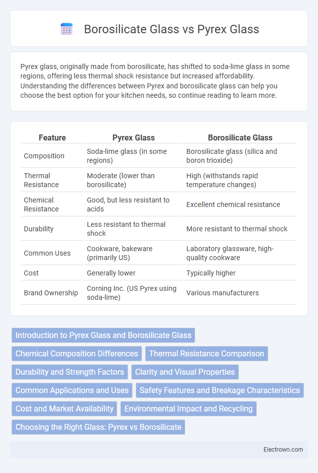 Borosilicate Glass vs Pyrex Glass in Electronic Materials - What is The Difference?