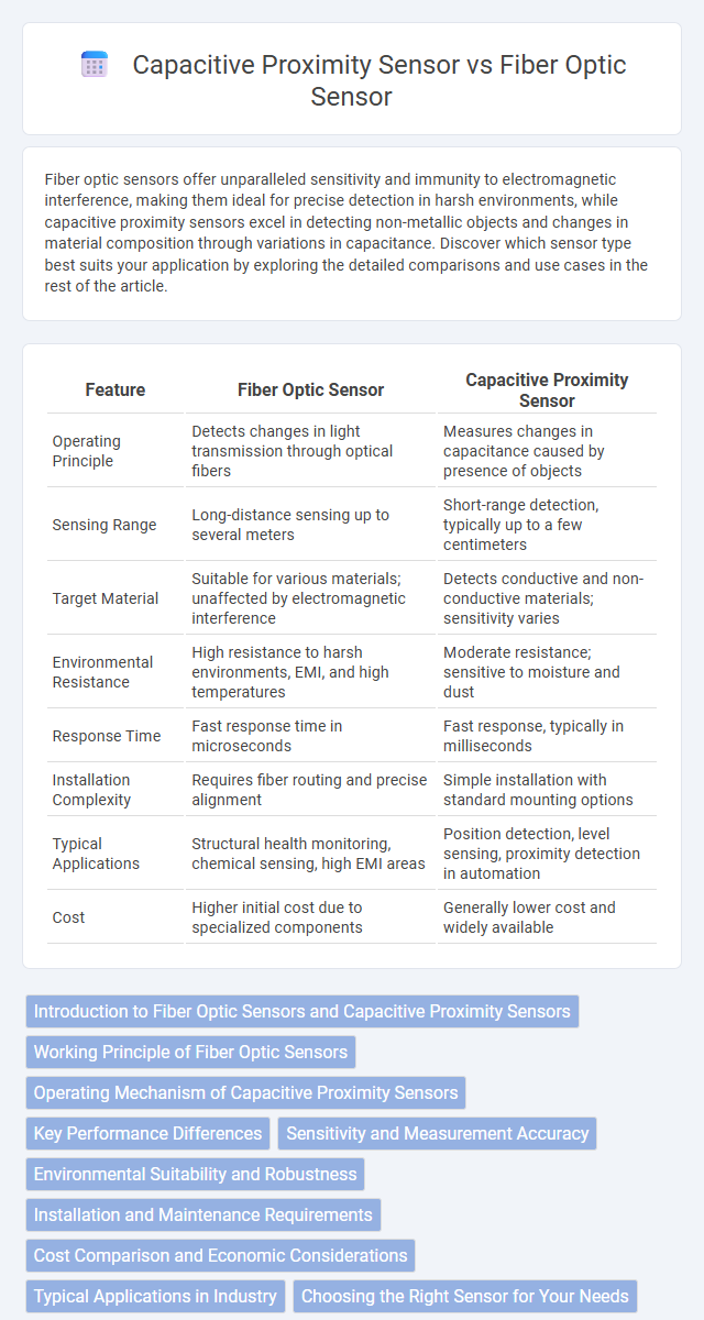 Capacitive Proximity Sensor vs Fiber Optic Sensor in Instrumentation Electronics - What is The Difference?