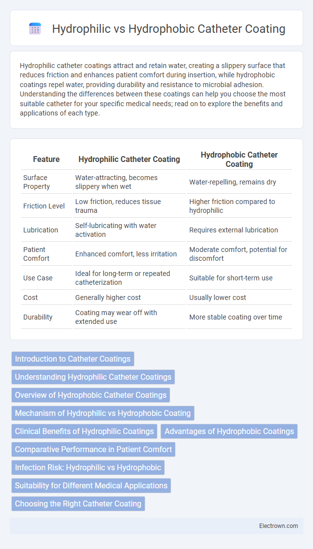 Hydrophilic vs Hydrophobic Catheter Coating in Biomedical Electronics - What is The Difference?