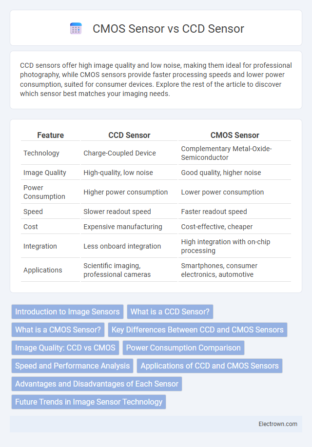 CMOS Sensor vs CCD Sensor in Optoelectronics - What is The Difference?