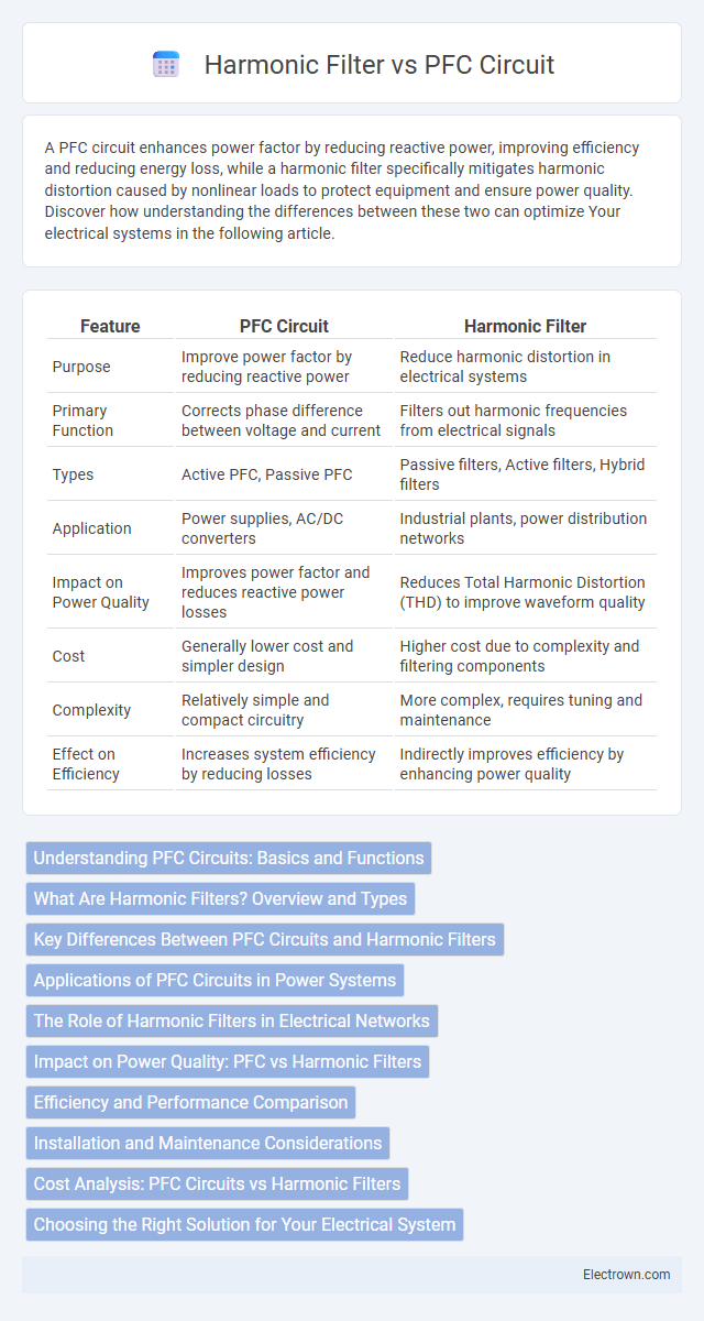 Harmonic Filter vs PFC Circuit in Power Electronics - What is The Difference?