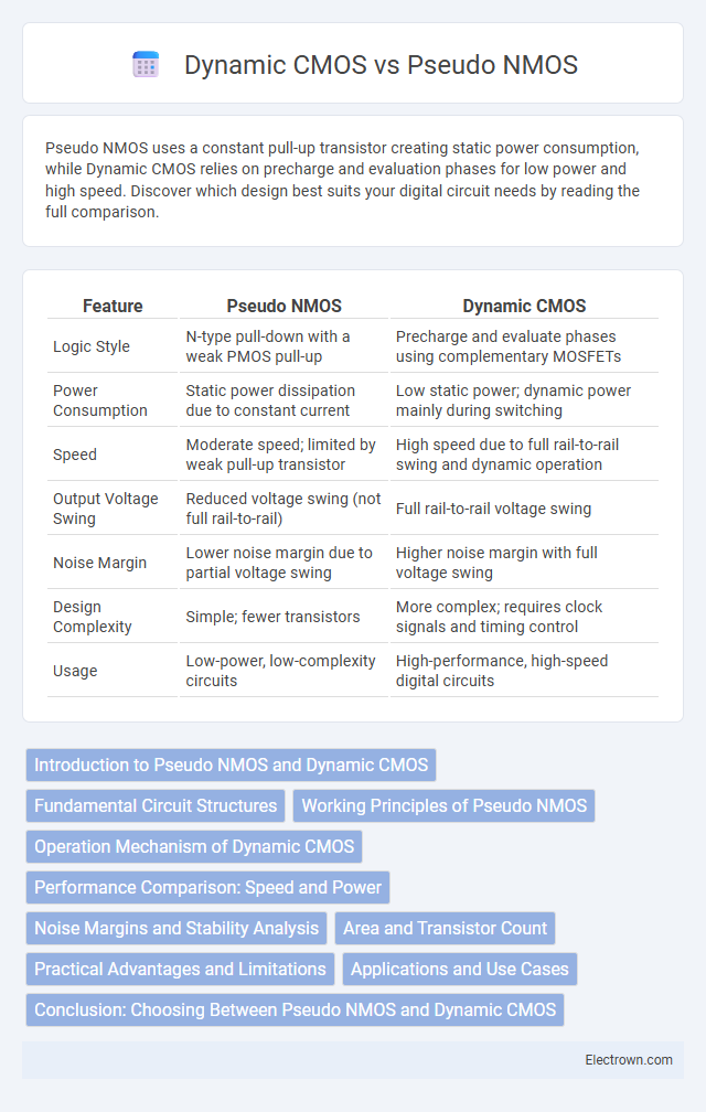 Dynamic CMOS vs Pseudo NMOS in Microelectronics - What is The Difference?