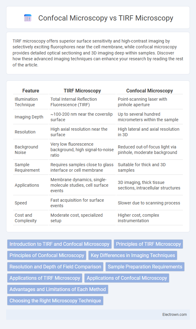 Confocal Microscopy vs TIRF Microscopy in Optoelectronics - What is The Difference?