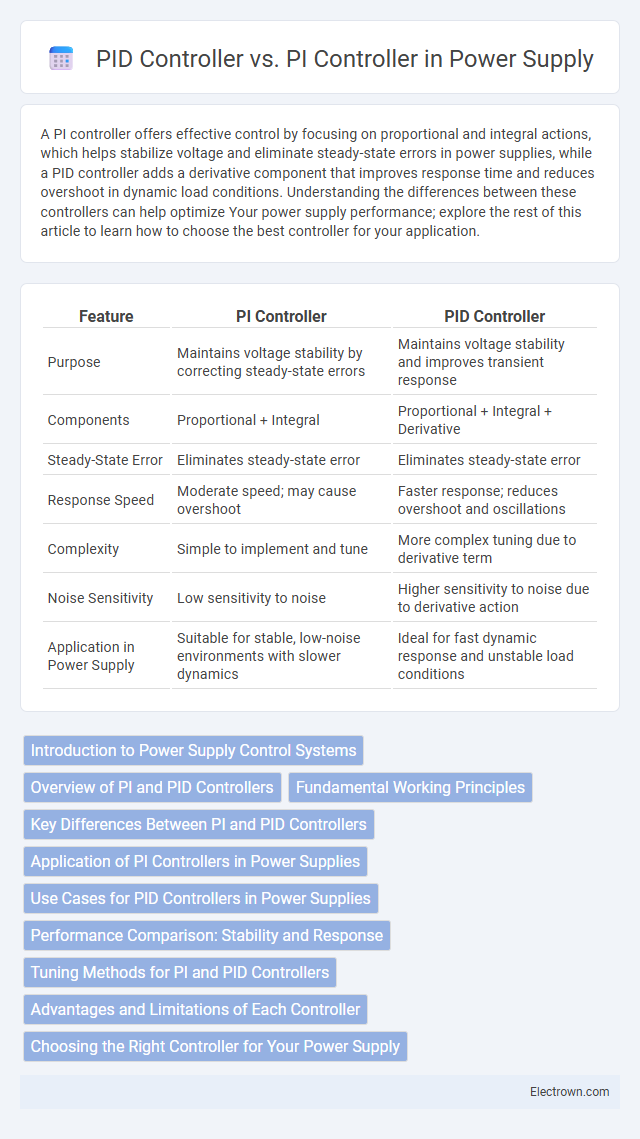 PID Controller vs. PI Controller in Power Supply in Power Electronics - What is The Difference?