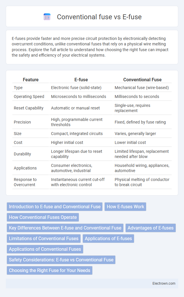Conventional fuse vs E-fuse in Automotive Electronics - What is The Difference?