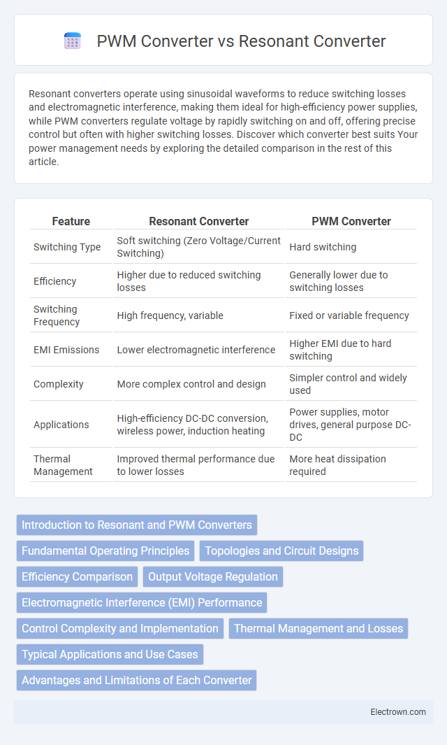 PWM Converter vs Resonant Converter in Power Electronics - What is The Difference?