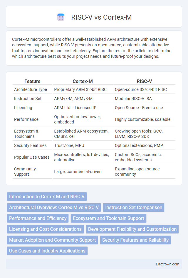 RISC-V vs Cortex-M in Embedded Systems - What is The Difference?