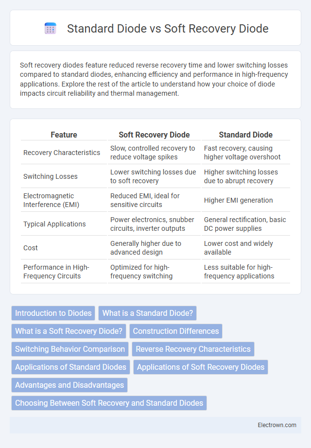 Standard Diode vs Soft Recovery Diode in Power Electronics - What is The Difference?