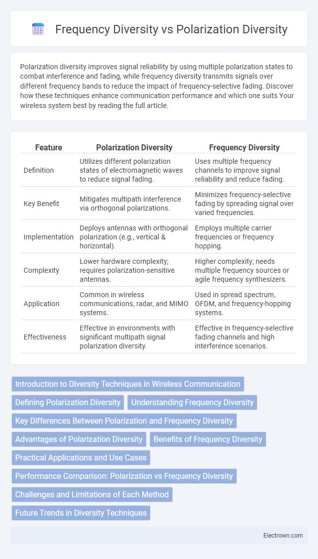 Frequency Diversity vs Polarization Diversity in Communication Electronics - What is The Difference?