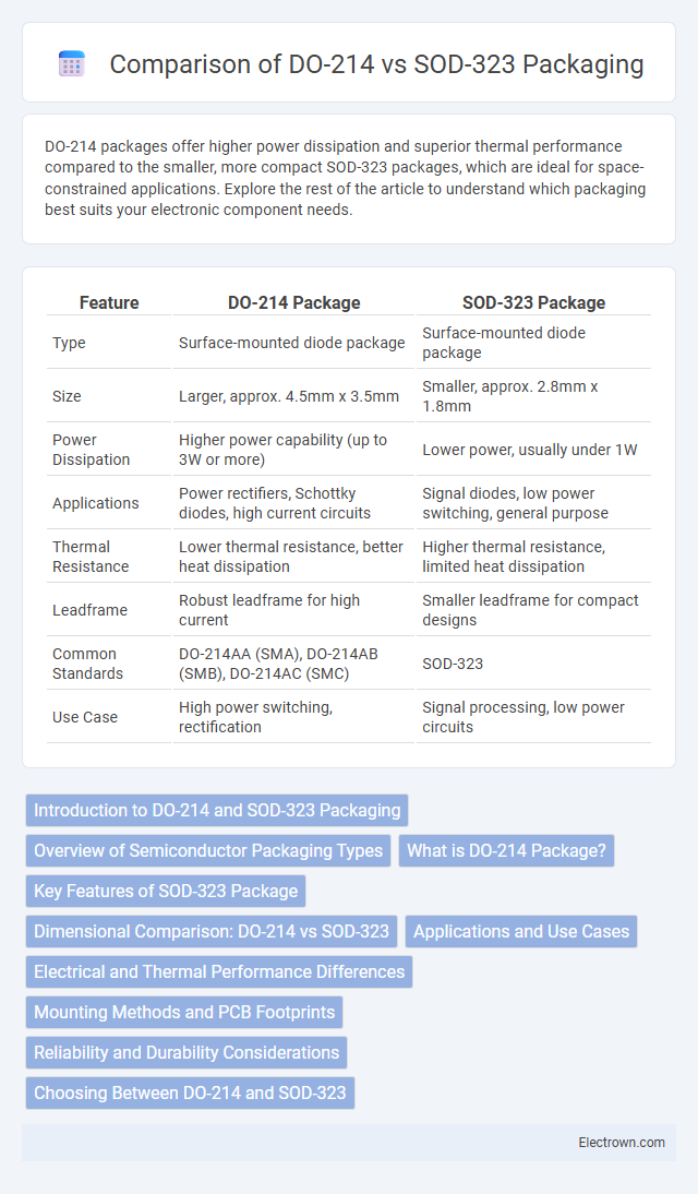 Comparison of DO-214 vs SOD-323 Packaging in Embedded Systems - What is The Difference?