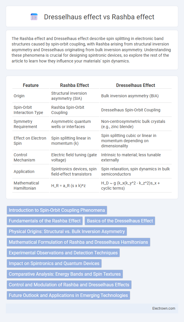 Dresselhaus effect vs Rashba effect in Quantum Electronics - What is The Difference?