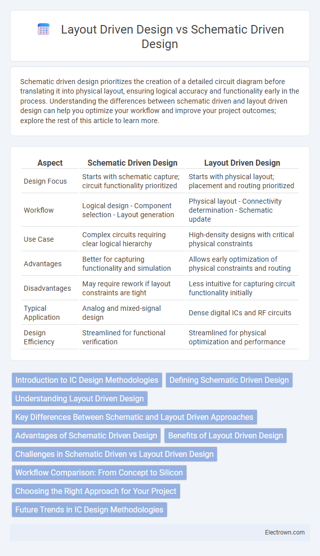 Layout Driven Design vs Schematic Driven Design in Microelectronics - What is The Difference?