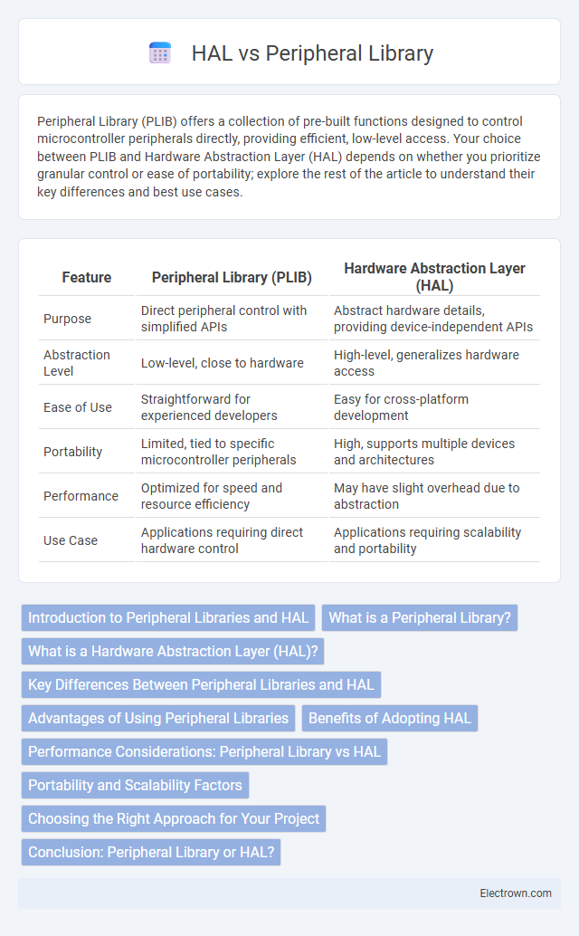 HAL vs Peripheral Library in Embedded Systems - What is The Difference?