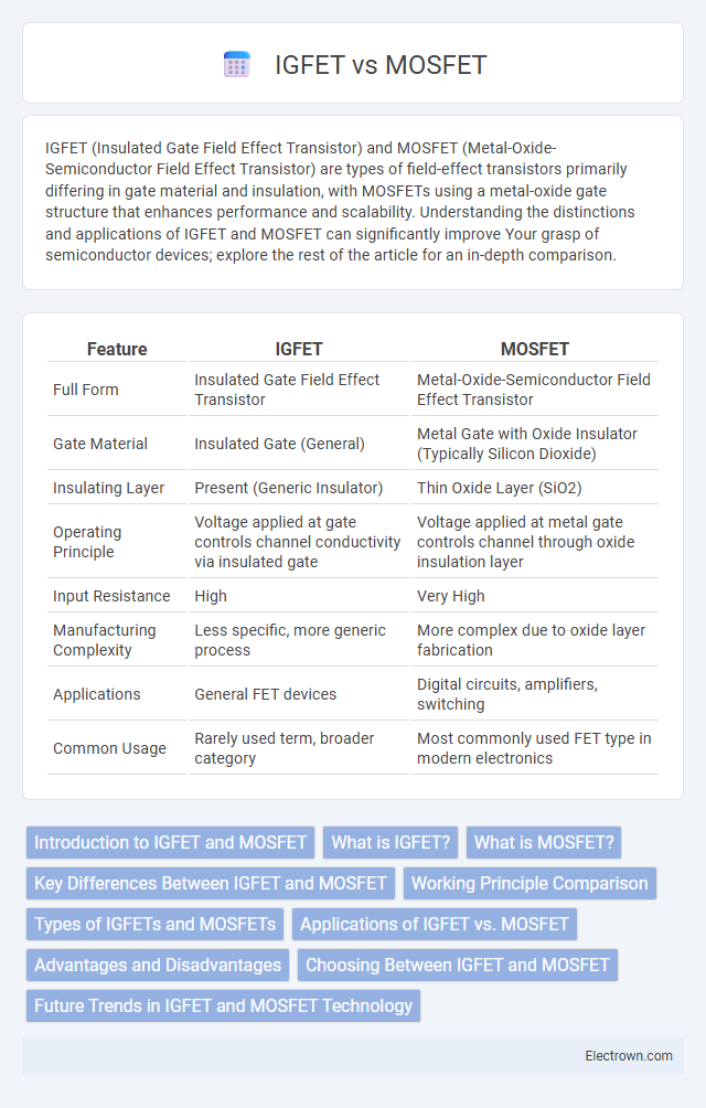 IGFET vs MOSFET in Solid-State Electronics - What is The Difference?